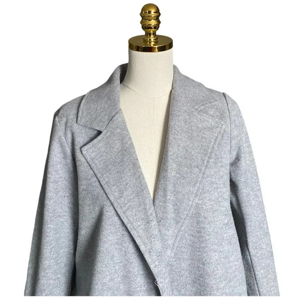 JOIE | Women’s Open Front Double Face Jacket in Gray Size M - Picture 5 of 8